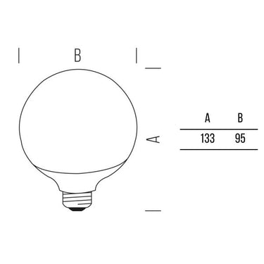 Globo 95 1055lm 9,5W E27 DL